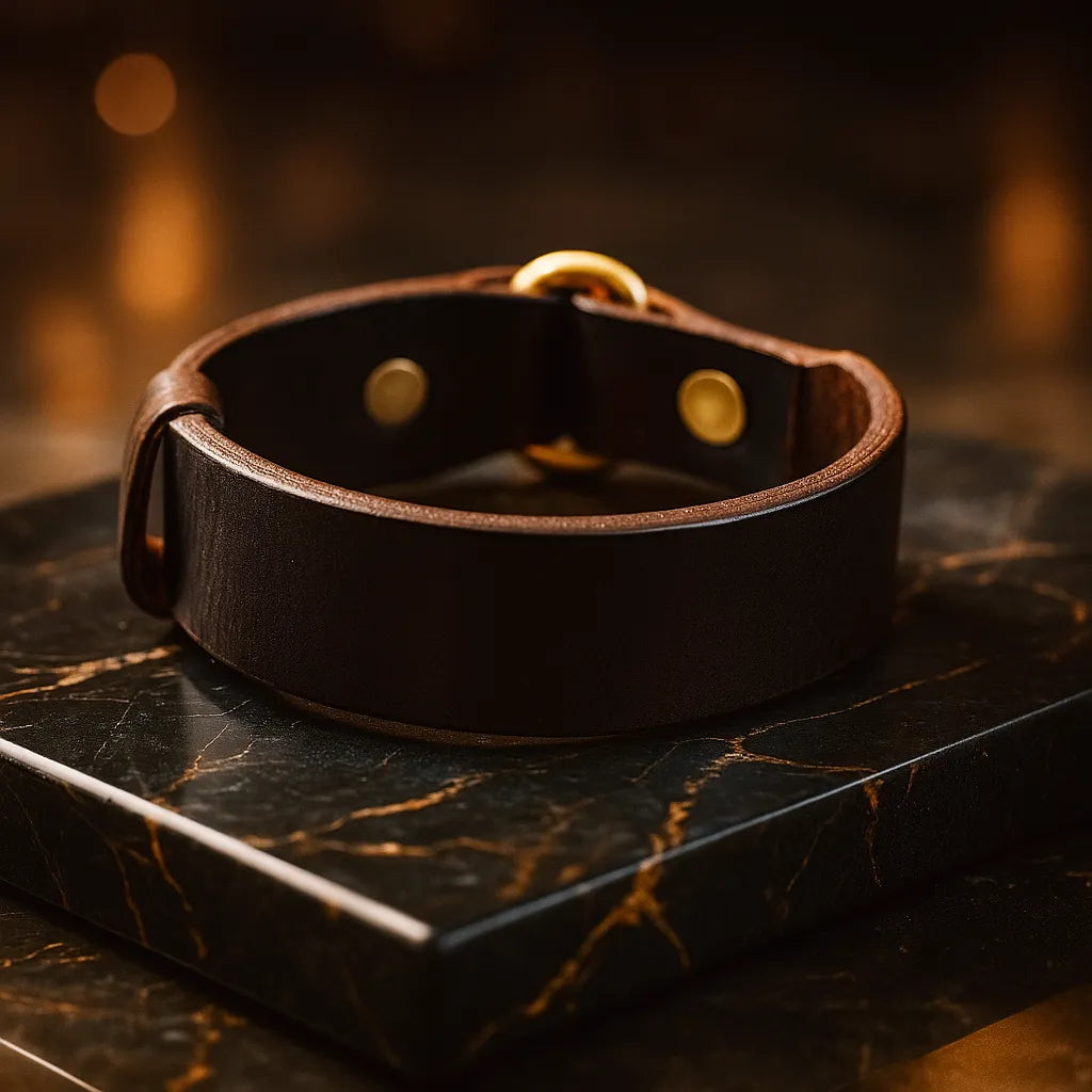 Ironclad Band – Deep Espresso Leather Bracelet