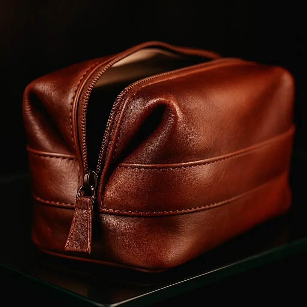 Toiletry Travel Bag – Dark Brown