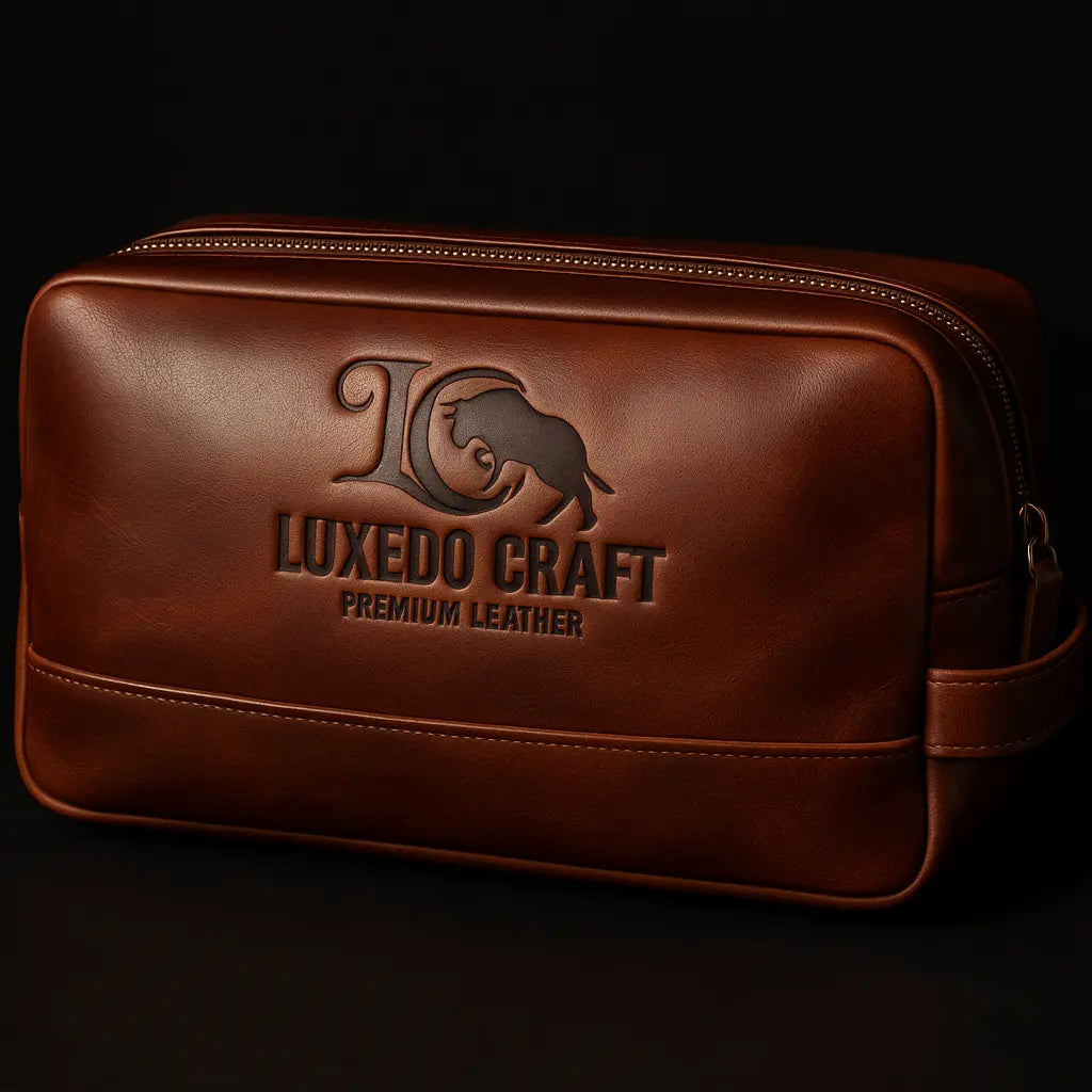 Toiletry Travel Bag – Dark Brown