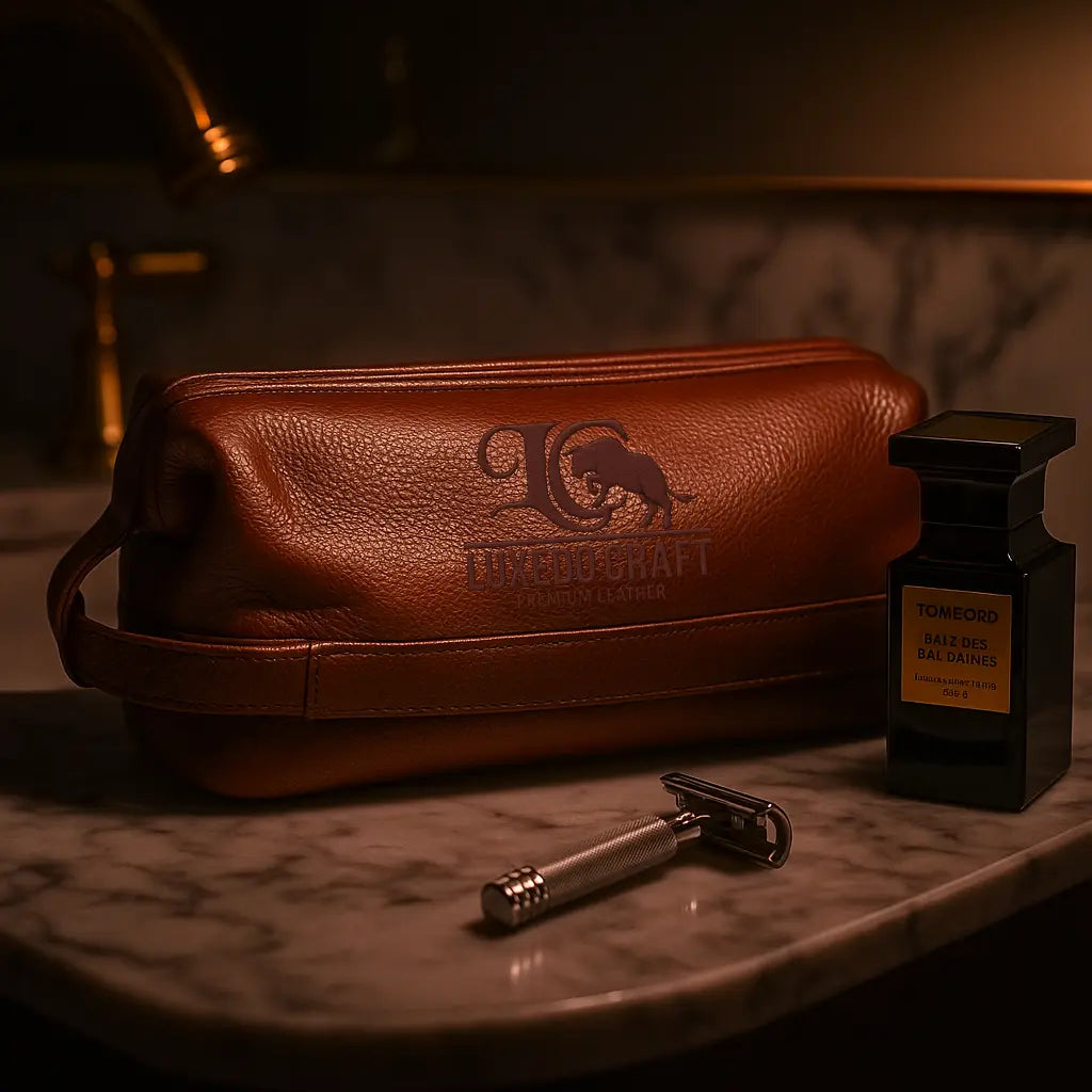 Toiletry Travel Bag – Light Brown