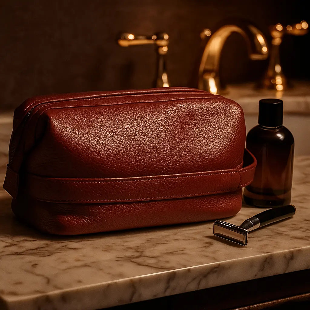 Toiletry Travel Bag – Light Brown