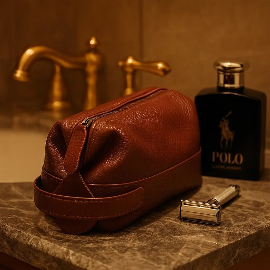 Toiletry Travel Bag – Light Brown