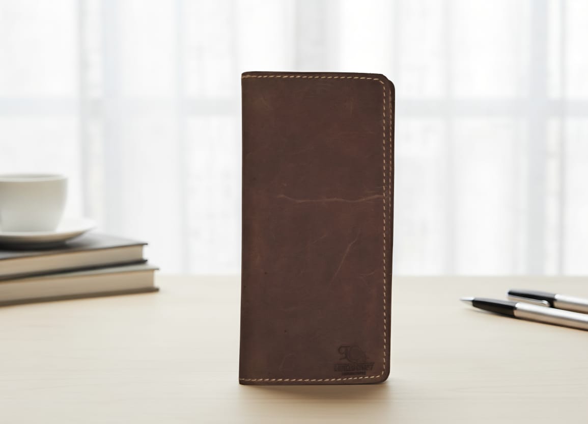 Vintage Long Wallet Collection  Genuine Leather, Handcrafted Elegance