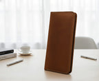 Vintage Long Wallet Collection  Genuine Leather, Handcrafted Elegance
