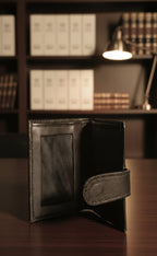 2 Fold Button Small Cardholder