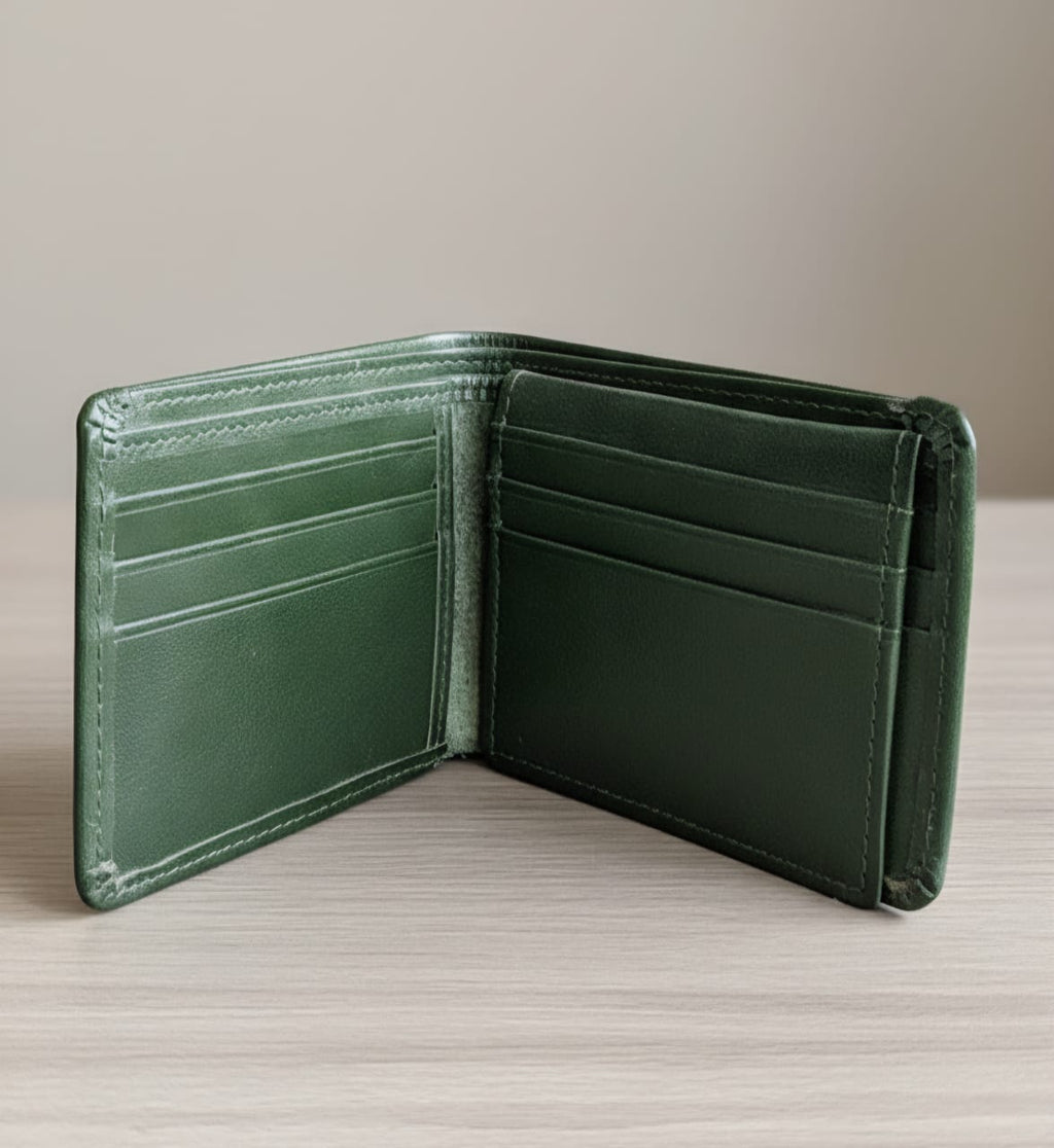 Plain Dark Green Wallet