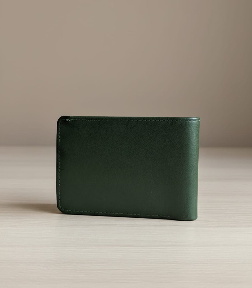 Plain Dark Green Wallet