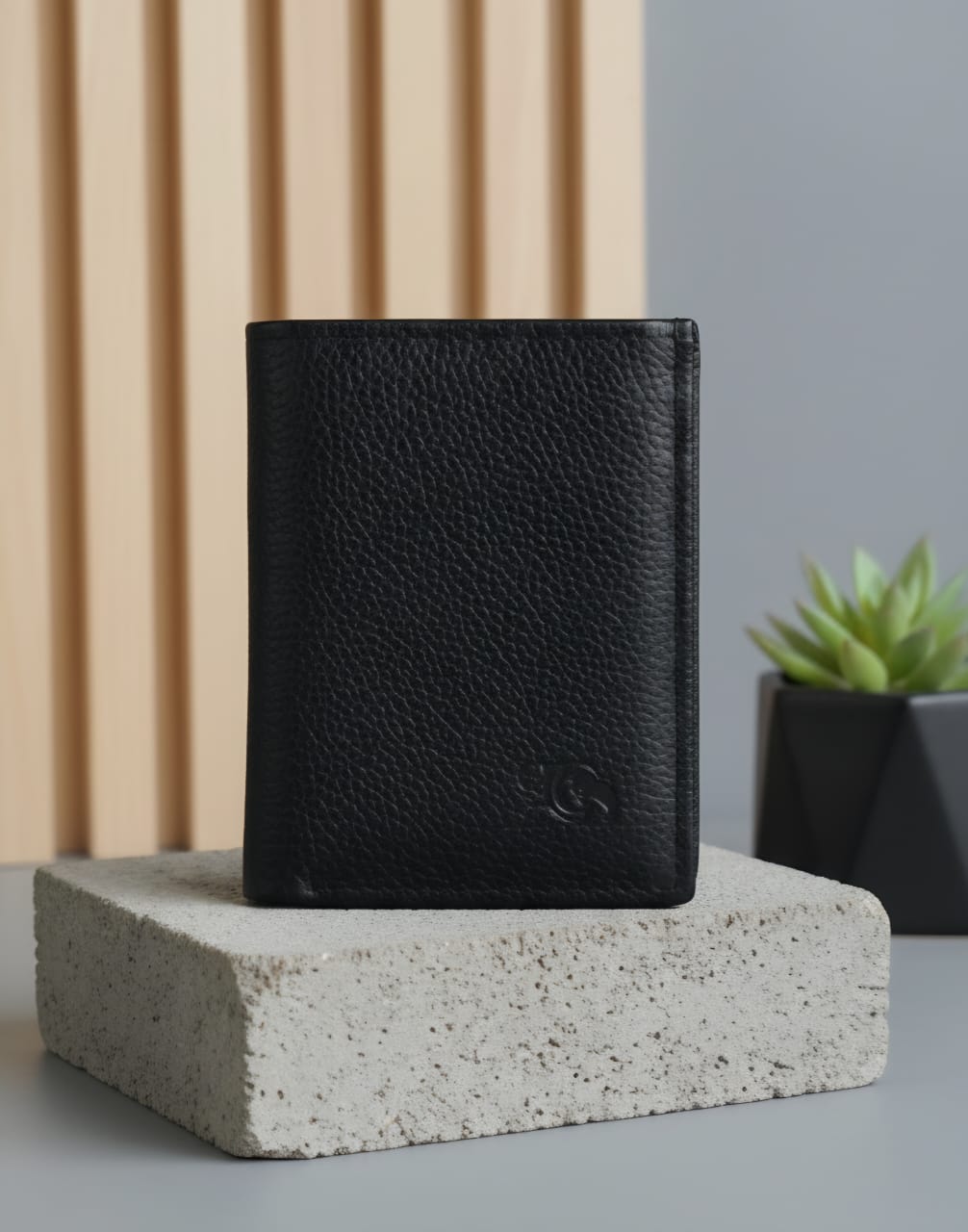 3-Fold Textured Card Holder