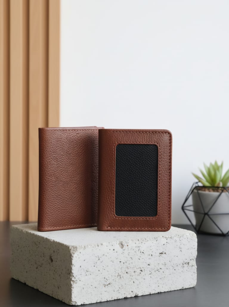 3-Fold Textured Card Holder