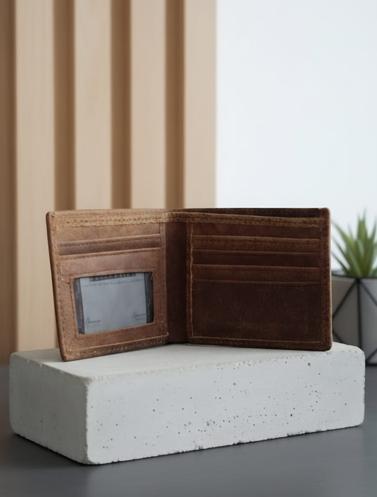 Plain Leather Wallets