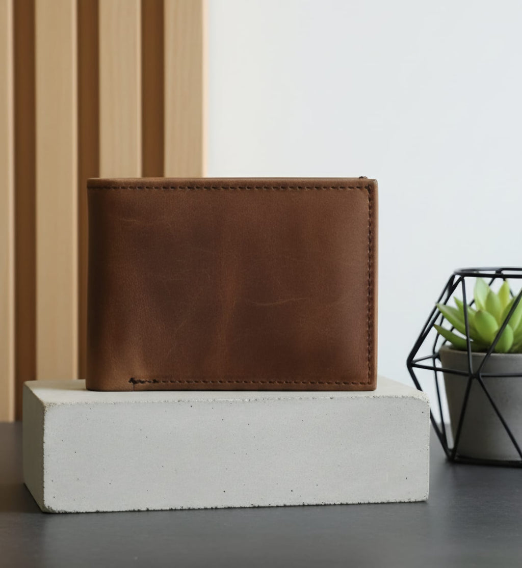 Plain Leather Wallets