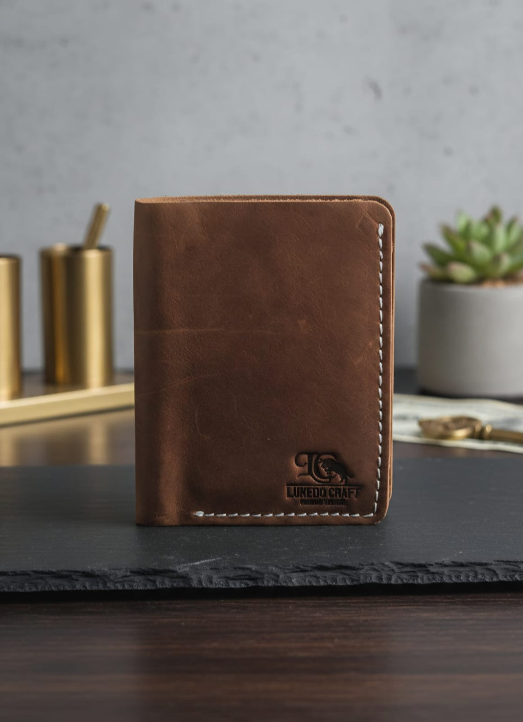 Vintage Fold Card Holder