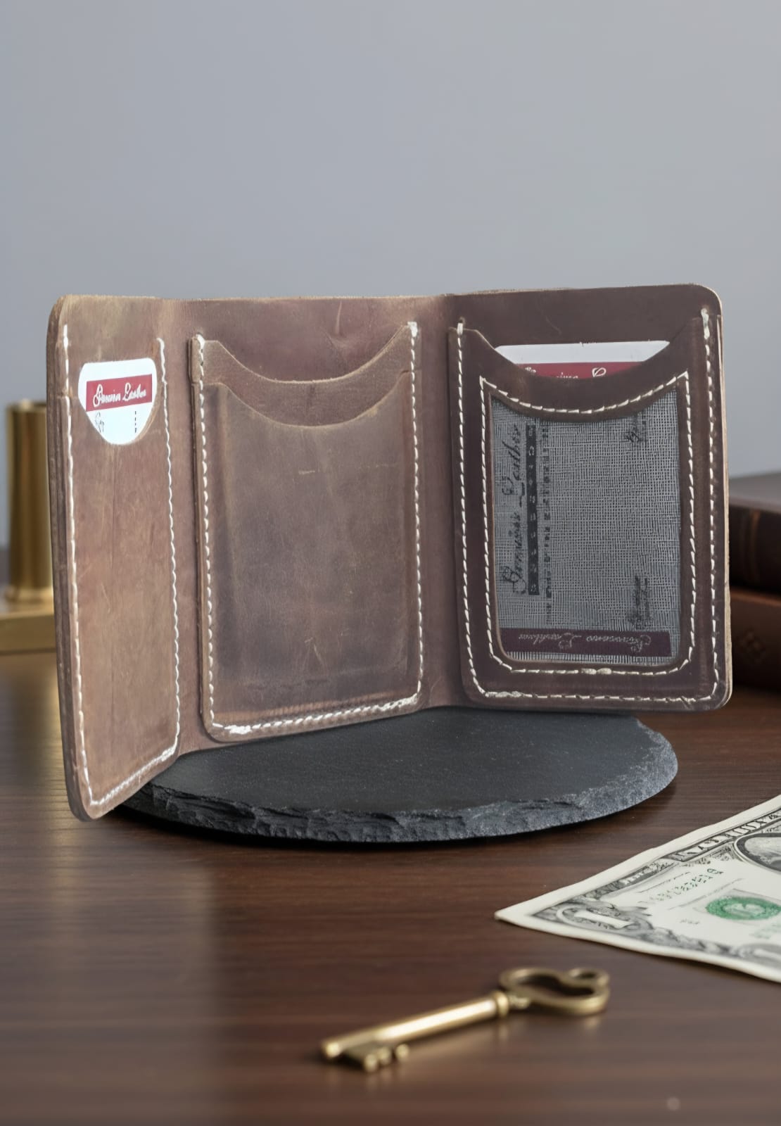 Vintage Fold Card Holder