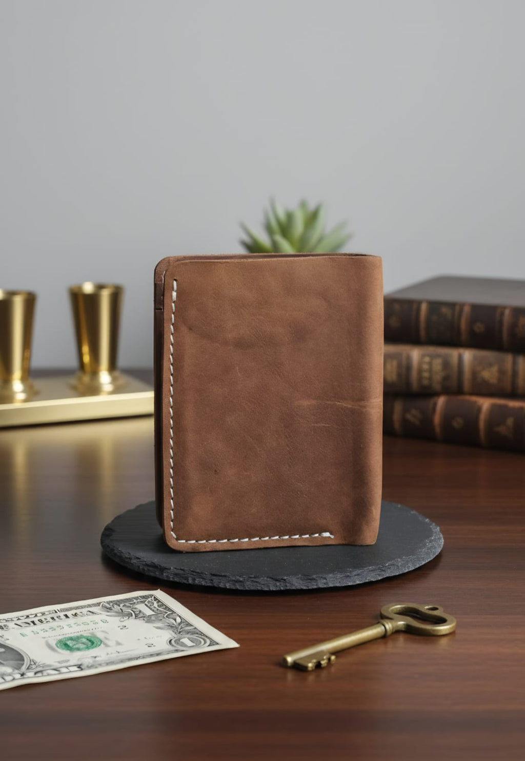 Vintage Fold Card Holder