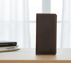 Vintage Long Wallet Collection  Genuine Leather, Handcrafted Elegance