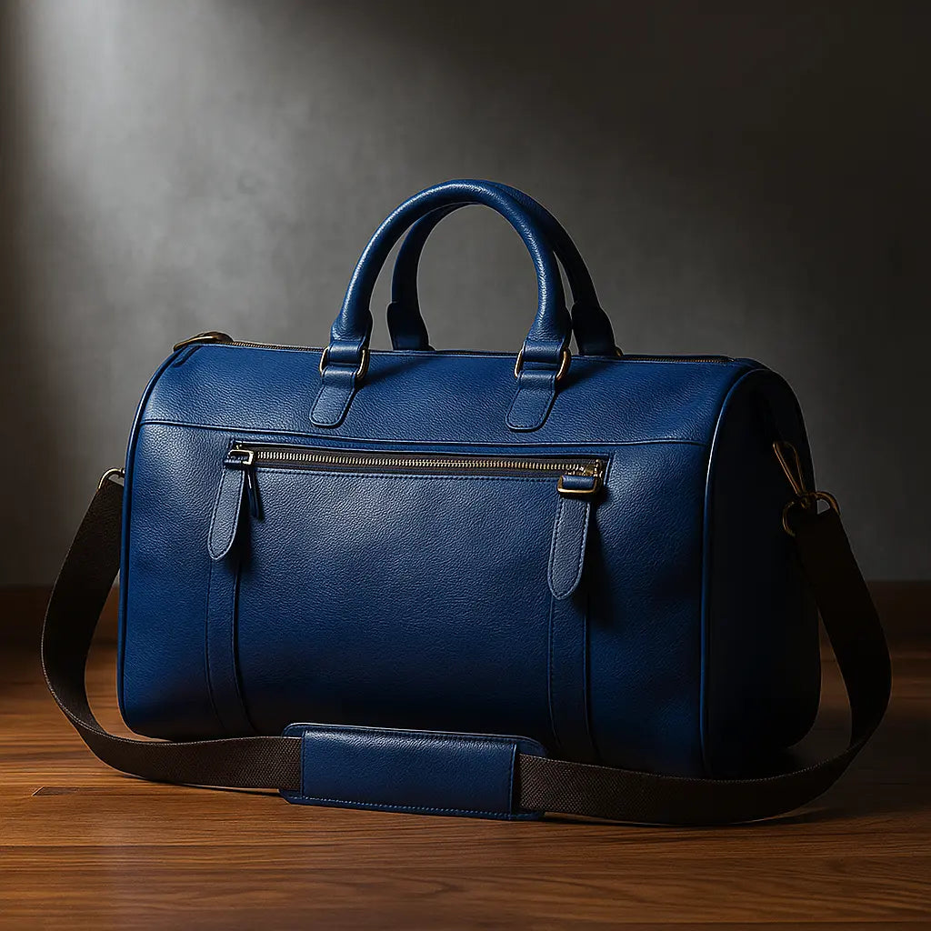Navy Blue Duffle Bag