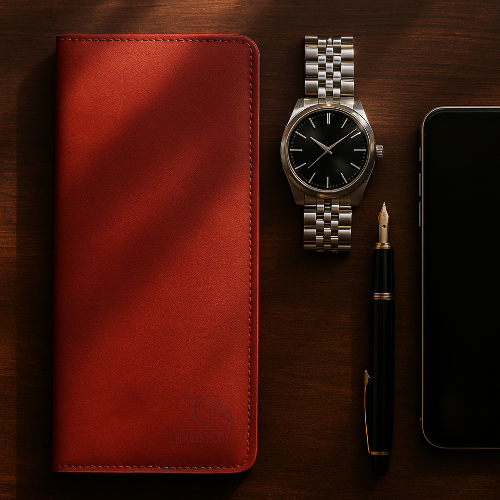 Vintage Long Wallet Collection  Genuine Leather, Handcrafted Elegance